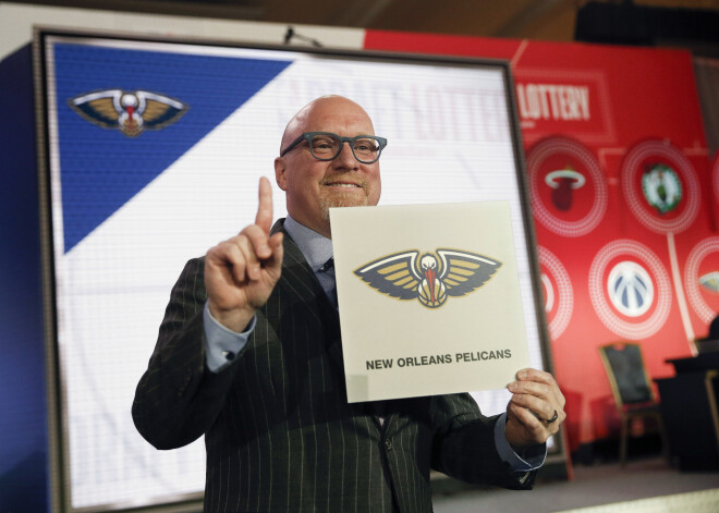 Bertāna pārstāvētā "Pelicans" uzvar NBA drafta loterijā