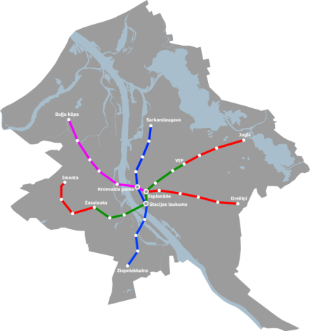 Bija paredzēts, ka visām trijām Rīgas metro līnijām jābūt nodotām līdz 2021. gadam.