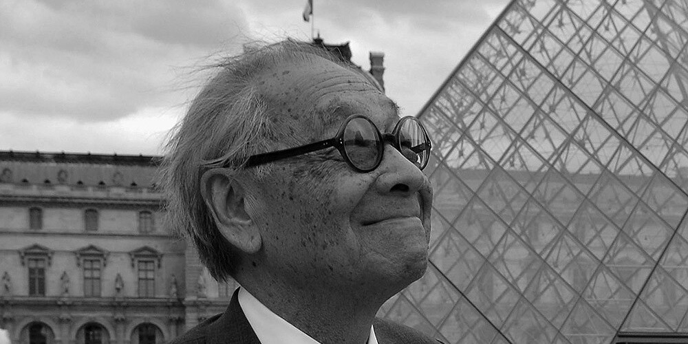 102 gadu vecumā miris Luvras piramīdas arhitekts Bei Juimins