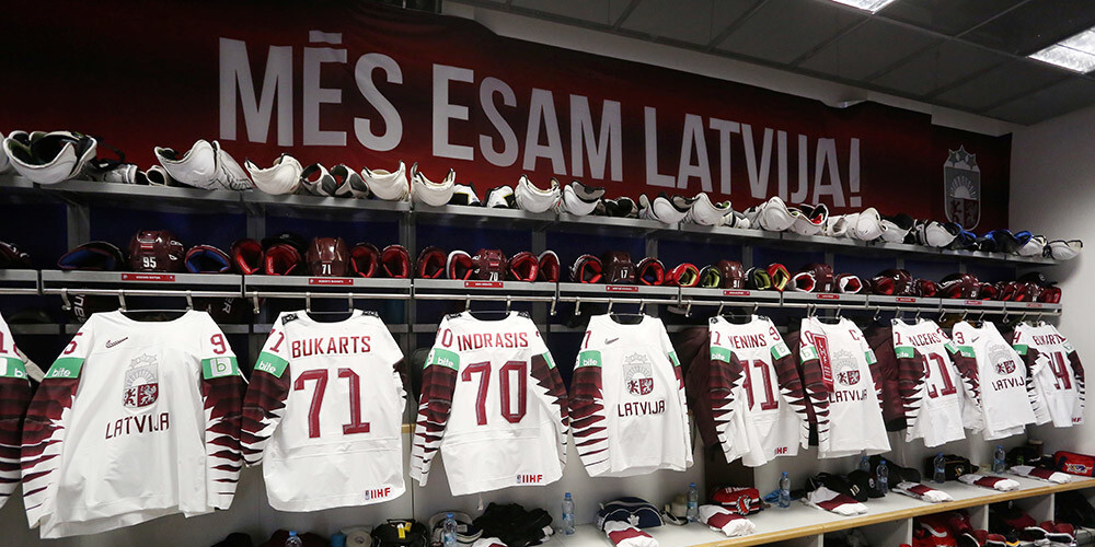 Latvijas hokeja izlasei agrais mačs pret zvaigžņoto Krieviju