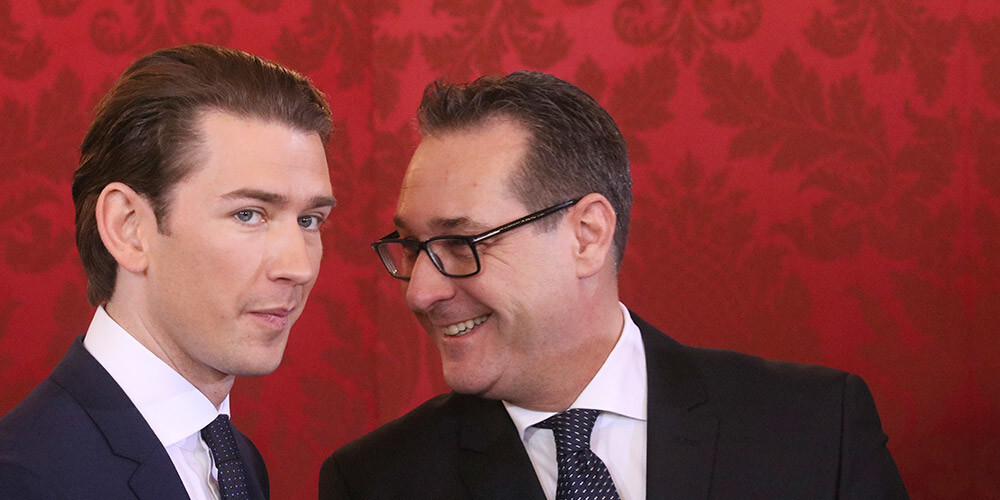Austrijas kanclers Kurcs izslēdz turpmākas sadarbības iespēju ar vicekancleru Štrahi