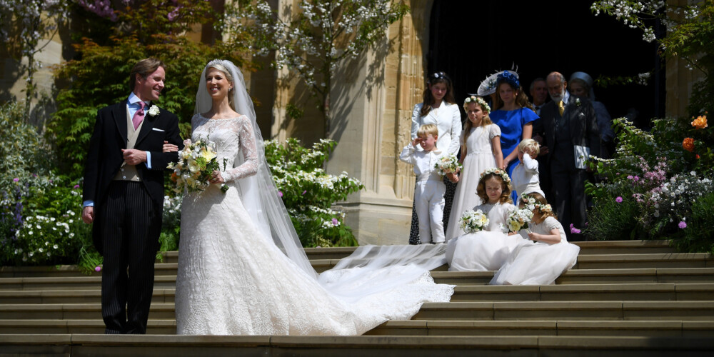 38-летняя двоюродная племянница Елизаветы II леди Габриэлла Виндзор впервые вышла замуж