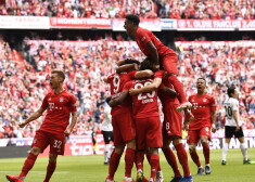 Minhenes "Bayern" septīto sezonu pēc kārtas triumfē Vācijas bundeslīgā