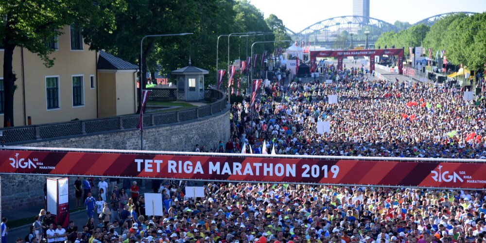 В Рижском марафоне Tet победили представители Эфиопии