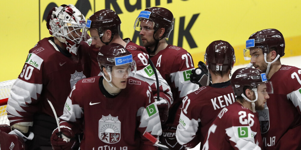 Latvijas hokeja izlases pēdējā dzīvība cīņā par ceturtdaļfinālu: jāuzvar pasaules čempioni