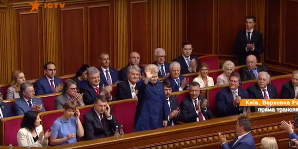 Ukrainas prezidenta inaugurācijā aizmirst par Latvijas prezidenta Raimonda Vējoņa eksistenci