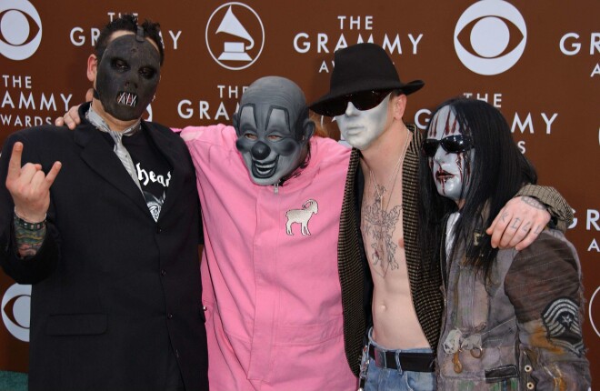 Grupa „Slipknot” 2006. gadā.