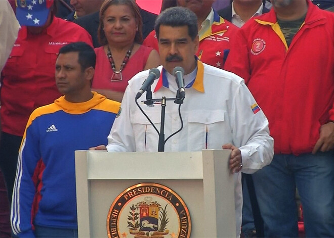 Maduro svin pārvēlēšanas pirmo gadadienu