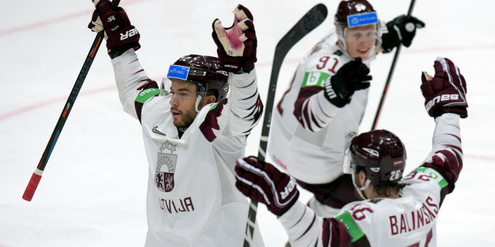Латвийские хоккеисты победой завершили участие в чемпионате мира