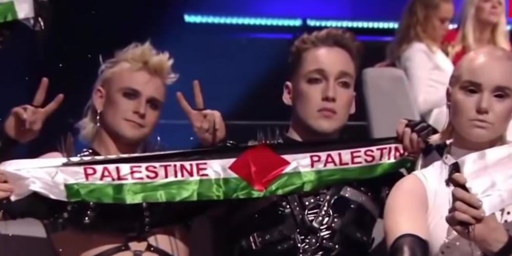 Исландской группе Hatari отомстили за флаги Палестины в эфире «Евровидения»