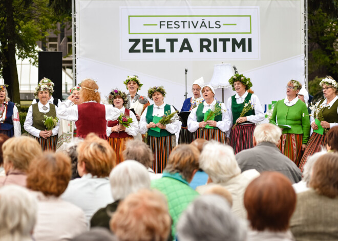 Īpaši senioriem veltītajā festivālā “Zelta ritmi” šogad uzstāsies Normunds Rutulis un vairāk nekā 10 senioru kolektīvi