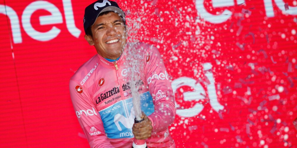Ekvadorietis Karapass turpina tuvoties triumfam "Giro d'Italia" velobraucienā