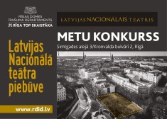 Izsludināts Latvijas Nacionālā teātra piebūves metu konkurss