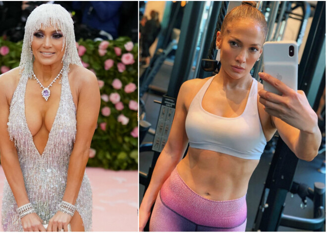 Sporta zāle, disciplīna un uzturs: Dženifera Lopesa parāda savu perfekti trenēto ķermeni