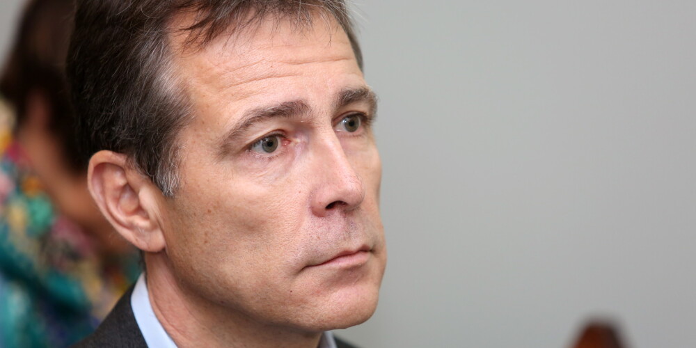 Apsūdzētais bijušais "Latvijas dzelzceļa" vadītājs Uģis Magonis.