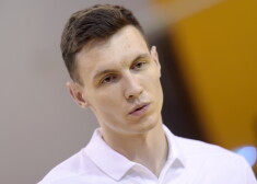 Latvijas NBA basketbolists Rodions Kurucs.