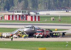 "Aeroflot" piederošās "Sukhoi Superjet-100" lidmašīnas avārijā gāja bojā 41 cilvēks.