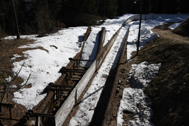 Kortīnas d’Ampeco bobsleja un kamaniņu trase.