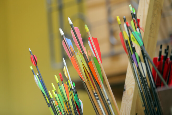 "Deviņvīri" dodas ciemos pie viena no mūsu pieredzējušākajiem loka šaušanas treneriem Eduarda Lapsiņa.