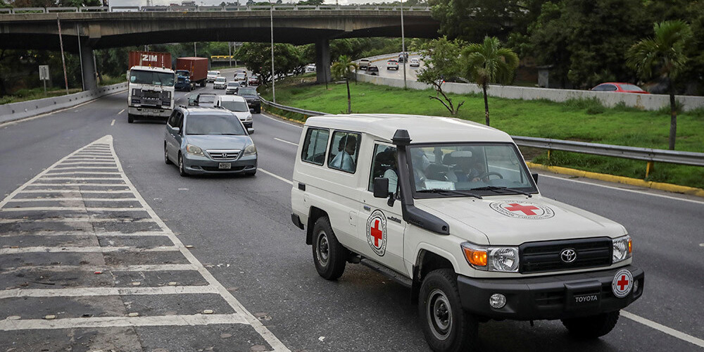 Venecuēla saņēmusi otro Sarkanā Krusta humānās palīdzības sūtījumu