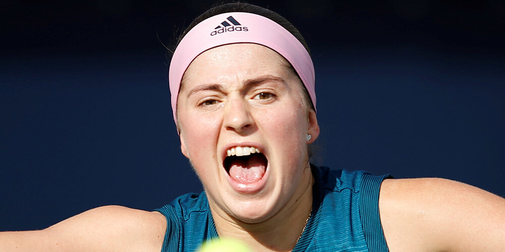 Ostapenko sasniedz Birmingemas WTA "Premier" turnīra dubultspēļu pusfinālu
