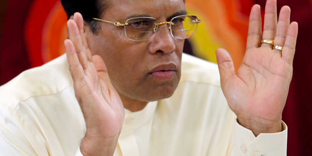 Šrilankas prezidents negaidīti pagarina izsludināto ārkārtas stāvokli valstī