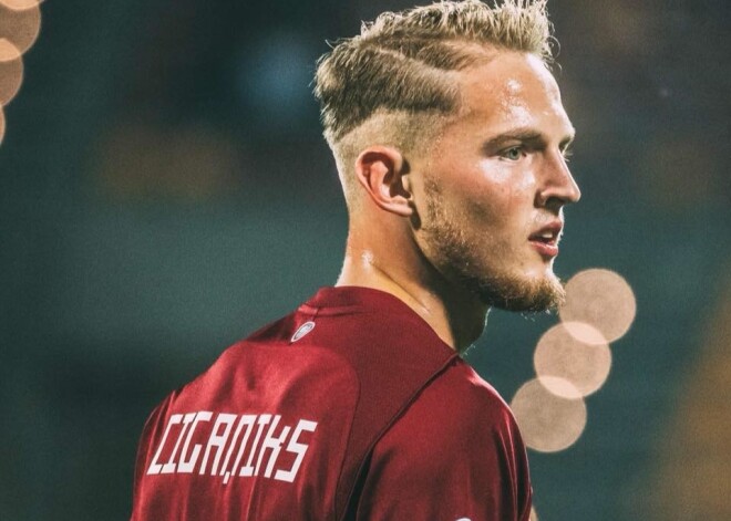 Latvijas izlases futbolists Cigaņiks pievienojies RFS