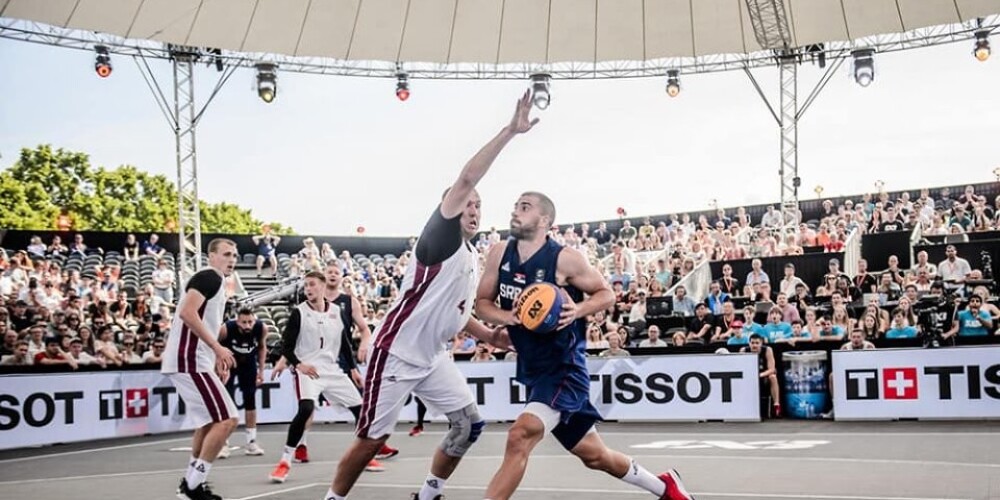Latvijas 3x3 basketbolisti sasniedz Eiropas spēļu finālu