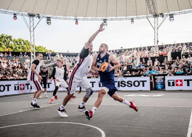 Latvijas 3x3 basketbolisti sasniedz Eiropas spēļu finālu