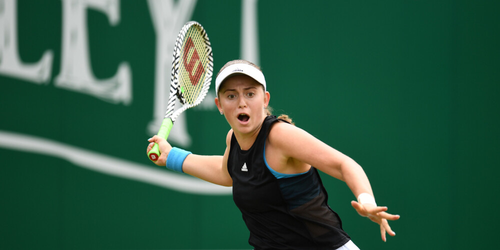 Aļona Ostapenko pārvar Īstbornas WTA turnīra pirmo kārtu