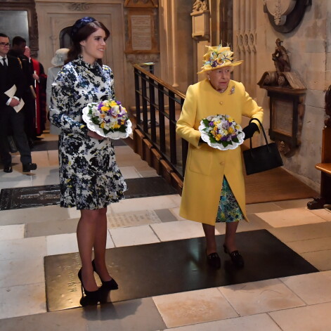 Princese Eiženija un karaliene Elizabete II.