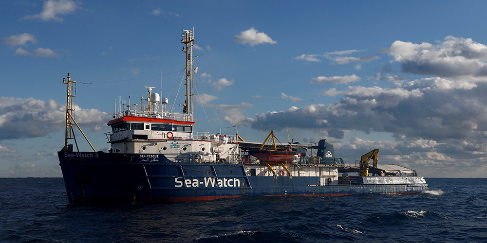 NVO "Sea-Watch" kuģis pretēji aizliegumam iebrauc Itālijas ūdeņos