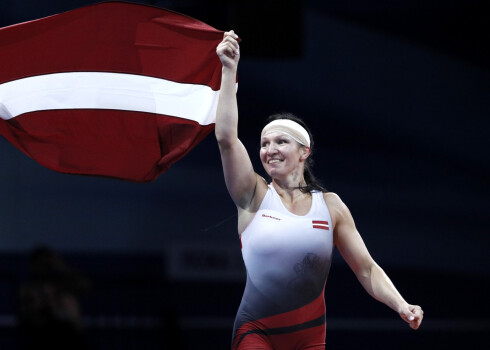 Anastasija Grigorjeva atnes Latvijai pirmo zeltu Eiropas spēlēs
