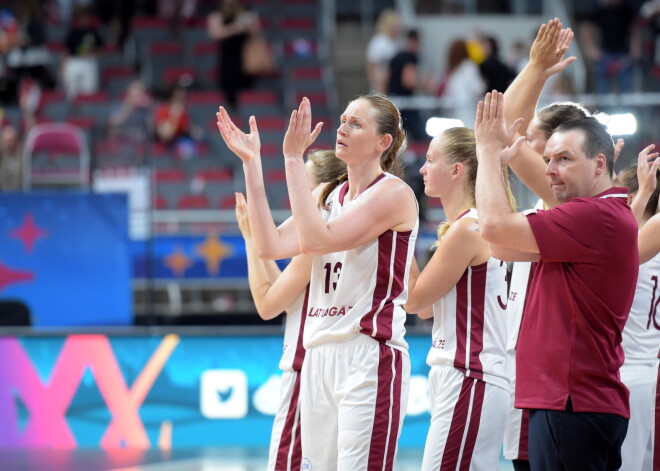 Zviedrijas basketbolistes kļūst par Latvijas izlases pretiniecēm Eiropas čempionāta astotdaļfinālā