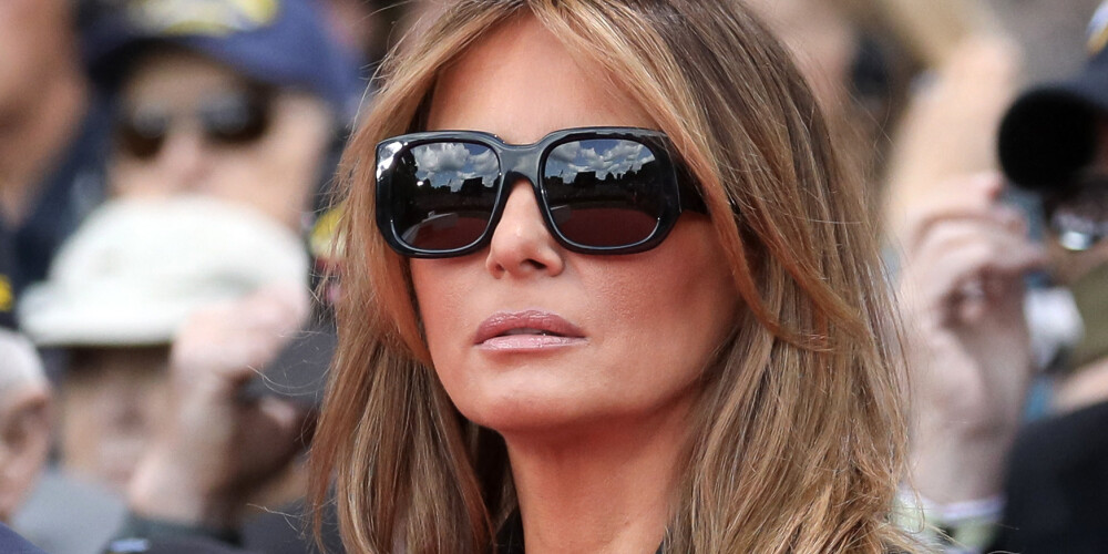 Parādās jauna versija, kāpēc Melānija Trampa gandrīz vienmēr nēsā saulesbrilles