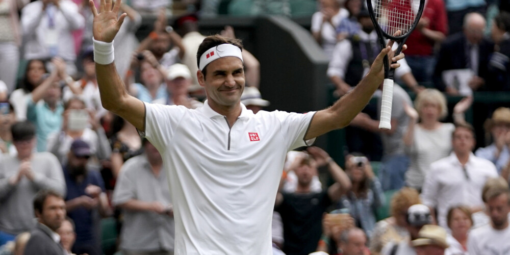 Federeram 350.uzvara "Grand Slam" un kvalifikācija Vimbldonas astotdaļfinālam