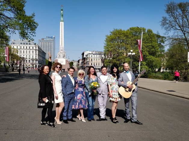 Lorija ar biedriem no muzikālās izrādes ««Čikāgas piecīši». Leģendu atgriešanās».