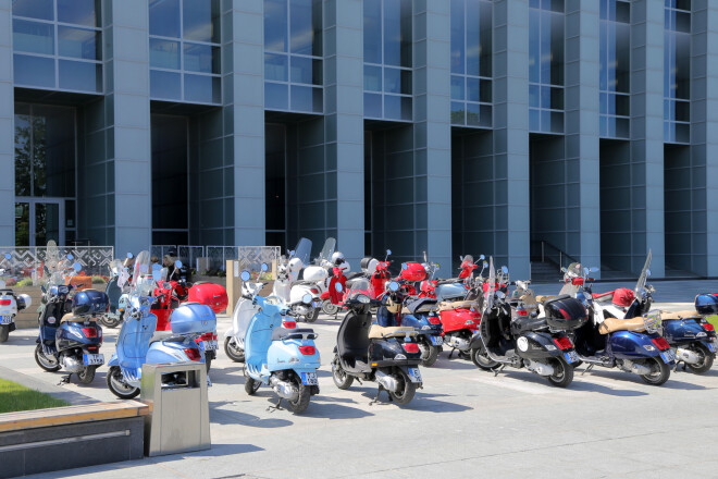 "Vespa" ir slavenākais un izplatītākais motorollers pasaulē.