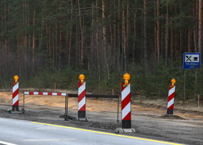 Uz Vidzemes šosejas atkal gaidāmas satiksmes izmaiņas