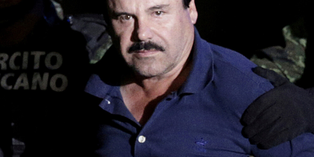 Meksikāņu narkobaronam "El Čapo" piespriests mūža ieslodzījums