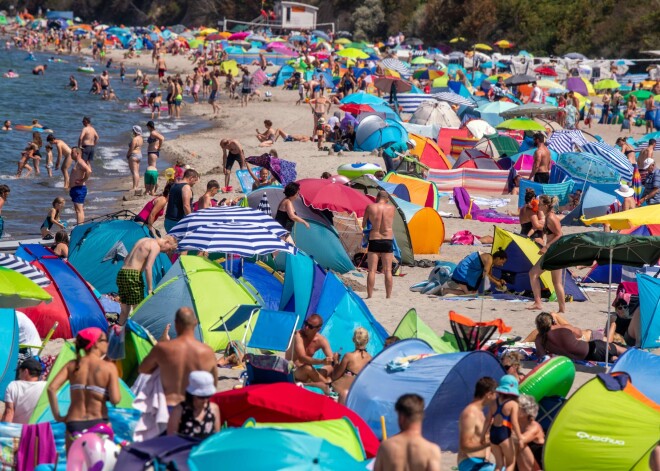 Vācijā otro dienu pēc kārtas labots maksimālās gaisa temperatūras rekords