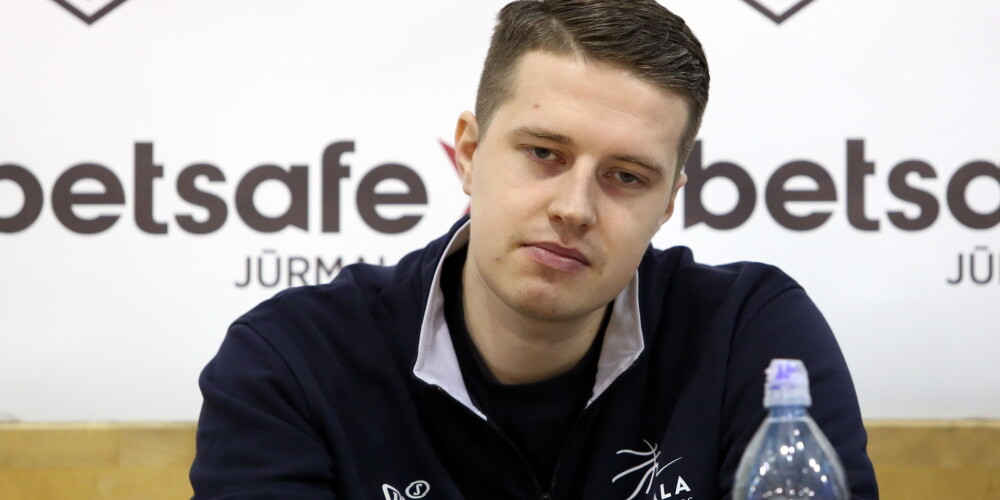 BK "Jūrmala Betsafe" galvenais treneris Mārtiņš Gulbis.
