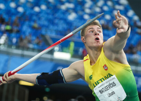 Jaunais lietuviešu šķēpmetējs Matusevičs sasniedz iespaidīgu nacionālo rekordu