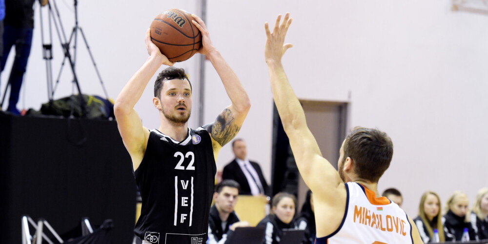 "VEF Rīga" spelētājs Andris Misters.