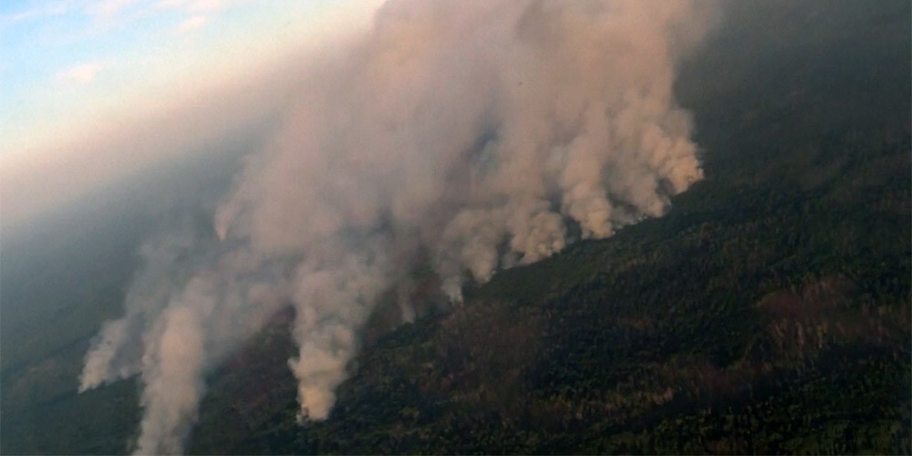 VIDEO: Krievijā meža ugunsgrēki izpletušies Beļģijas lielumā, un laikapstākļu prognozes nav iepriecinošas