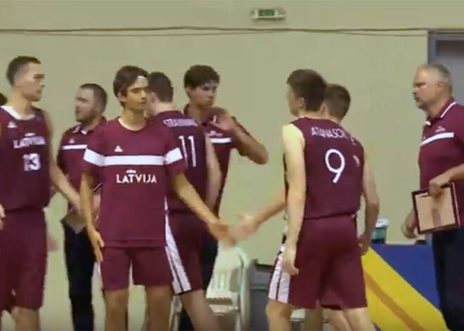 U-18 basketbolisti joprojām nespēj uzvarēt un zaudē vietu Eiropas čempionāta augstākajā divīzijā