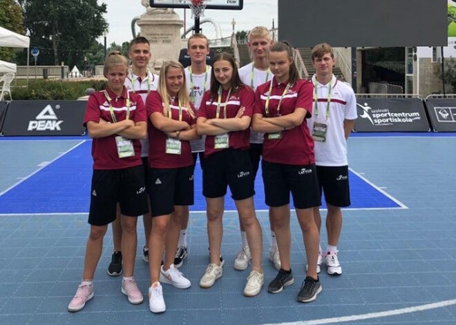 Latvijas 3x3 basketbola U-18 izlases paliek soli no Eiropas čempionāta finālturnīra