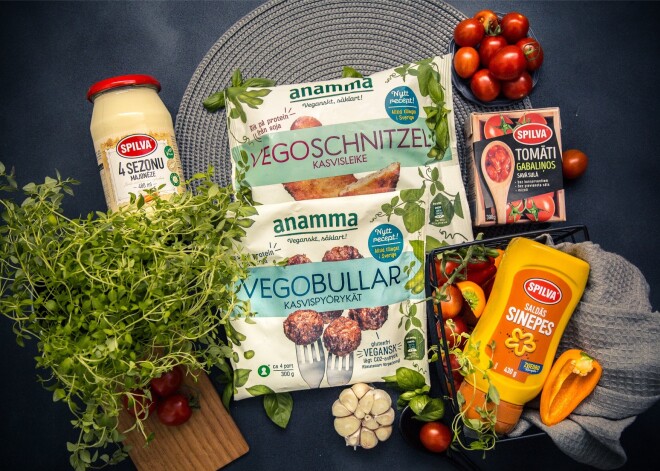 "Spilvai" būs jauni produkti vegāniem - trīs veidu humosi, saldās sinepes un "4 sezonu majonēze"