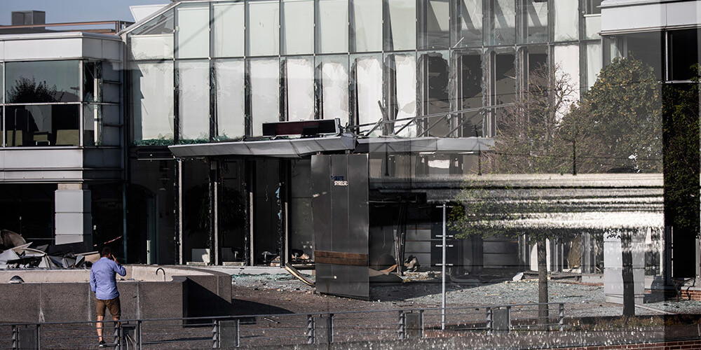 Kopenhāgenā sprādzienā cietusi nodokļu dienesta ēka