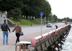 Venstpils Ostas ielas promenāde.